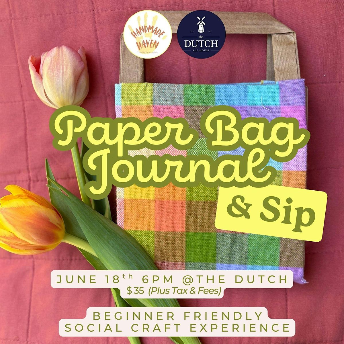 Bag Journal & Sip, 18 June | Event in Saugerties | AllEvents