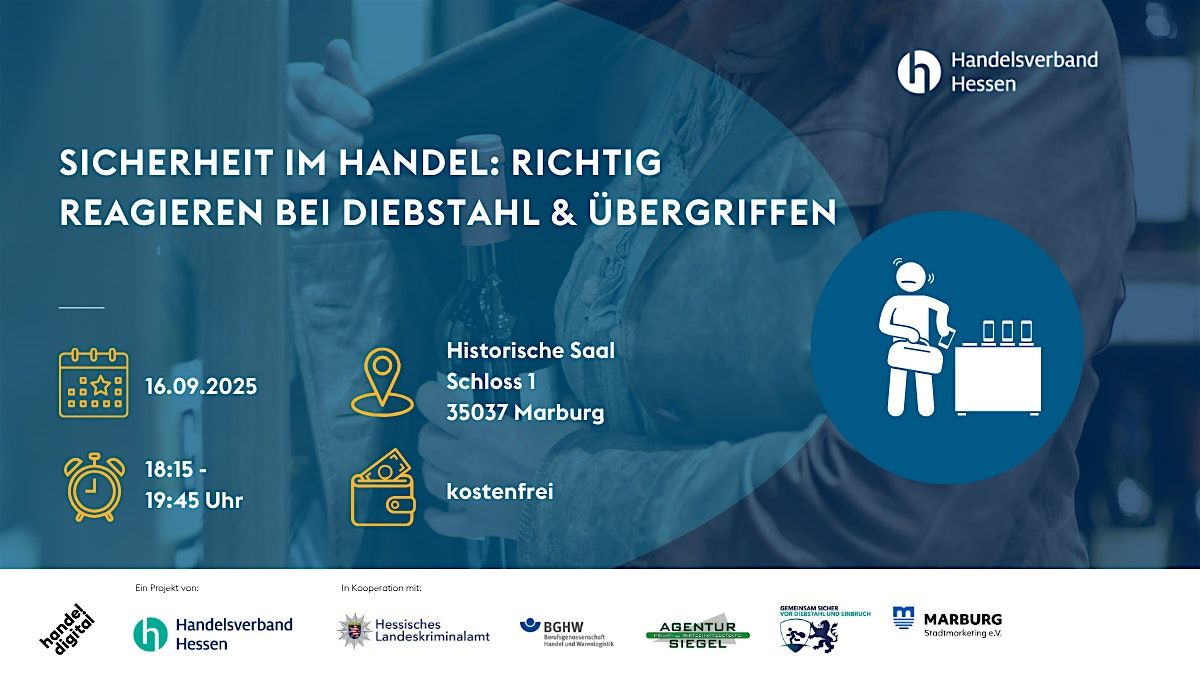 Sicherheit im Handel, 16 September | Event in Marburg | AllEvents