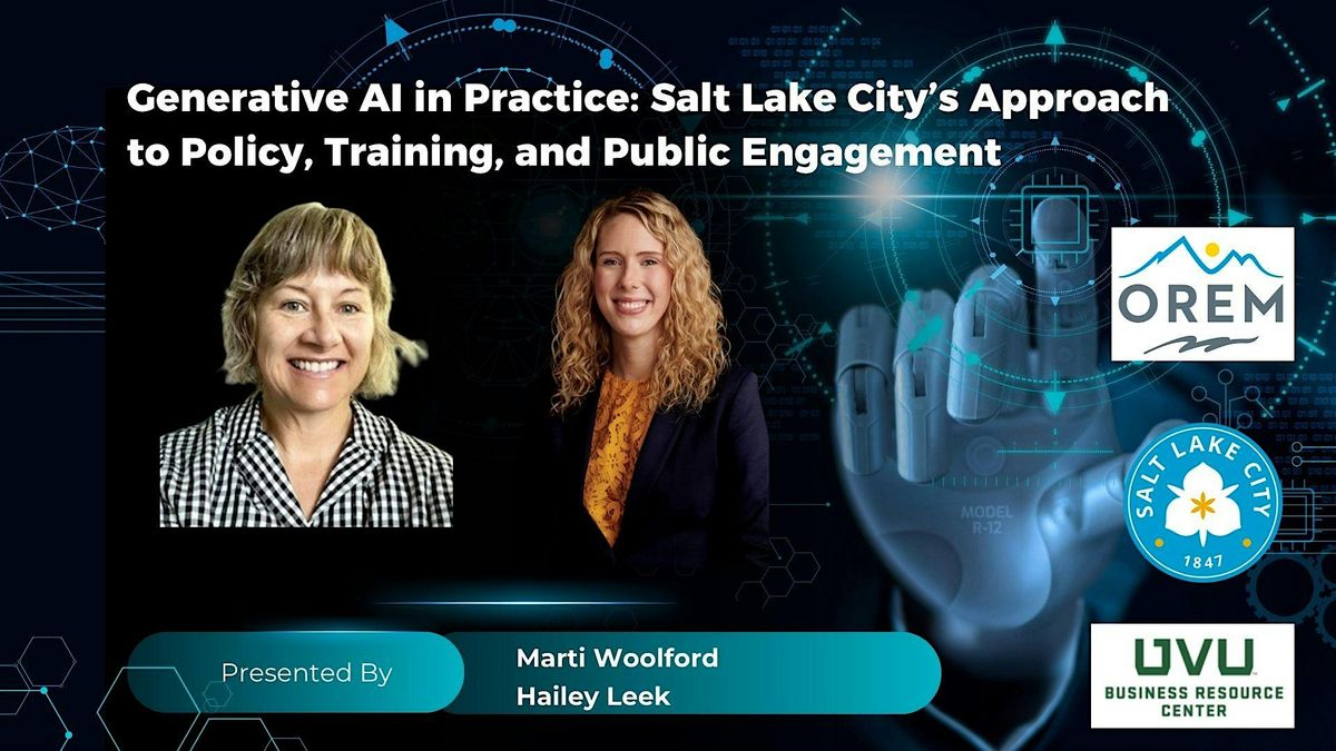 UVU Tech Innovation Lunch: Generative AI in Practice – Salt Lake City, 13 August | Event in Orem | AllEvents