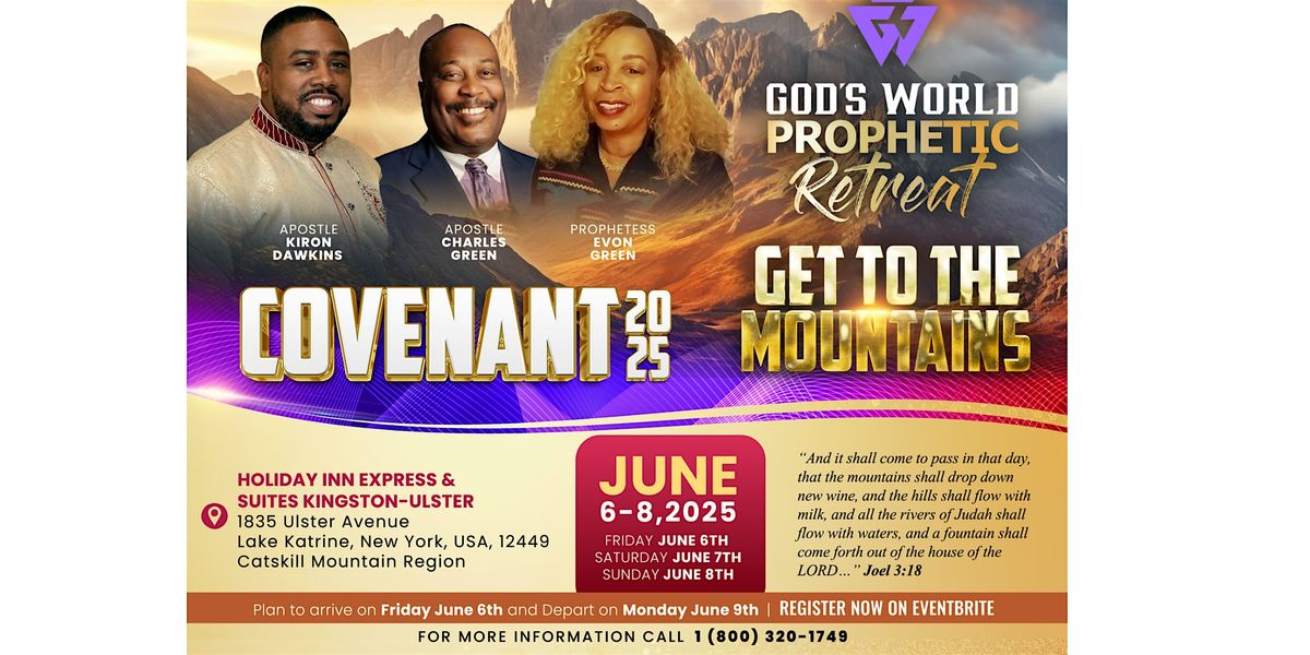 God's World Prophetic Retreat, 6 June | Event in Lake Katrine | AllEvents
