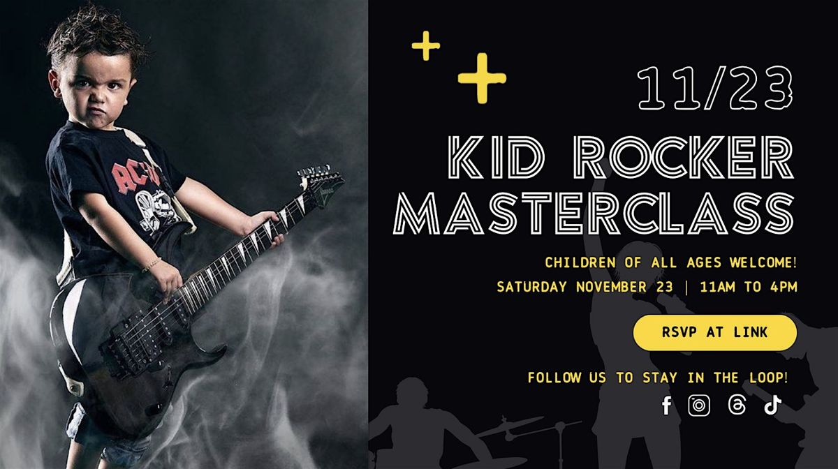 Kid Rocker Masterclass at Reno Public Market, Reno Public Market, 23 ...