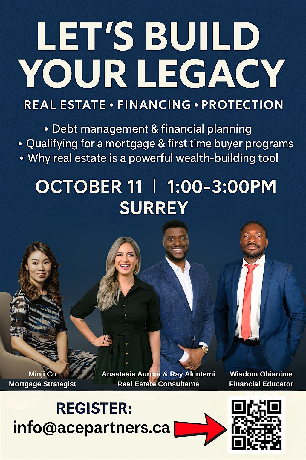Let’s Build Your Legacy – Real Estate & Wealth Seminar, 11 October | Event in Surrey | AllEvents