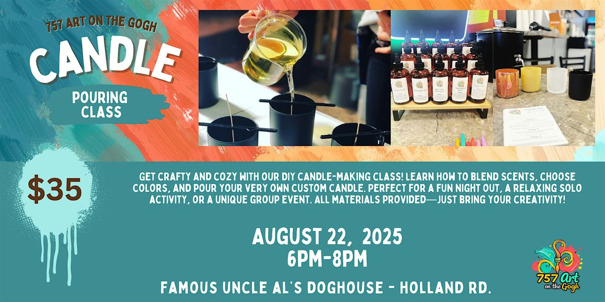 DIY Candle Making with 757 Art on the Gogh, 22 August | Event in Virginia Beach | AllEvents