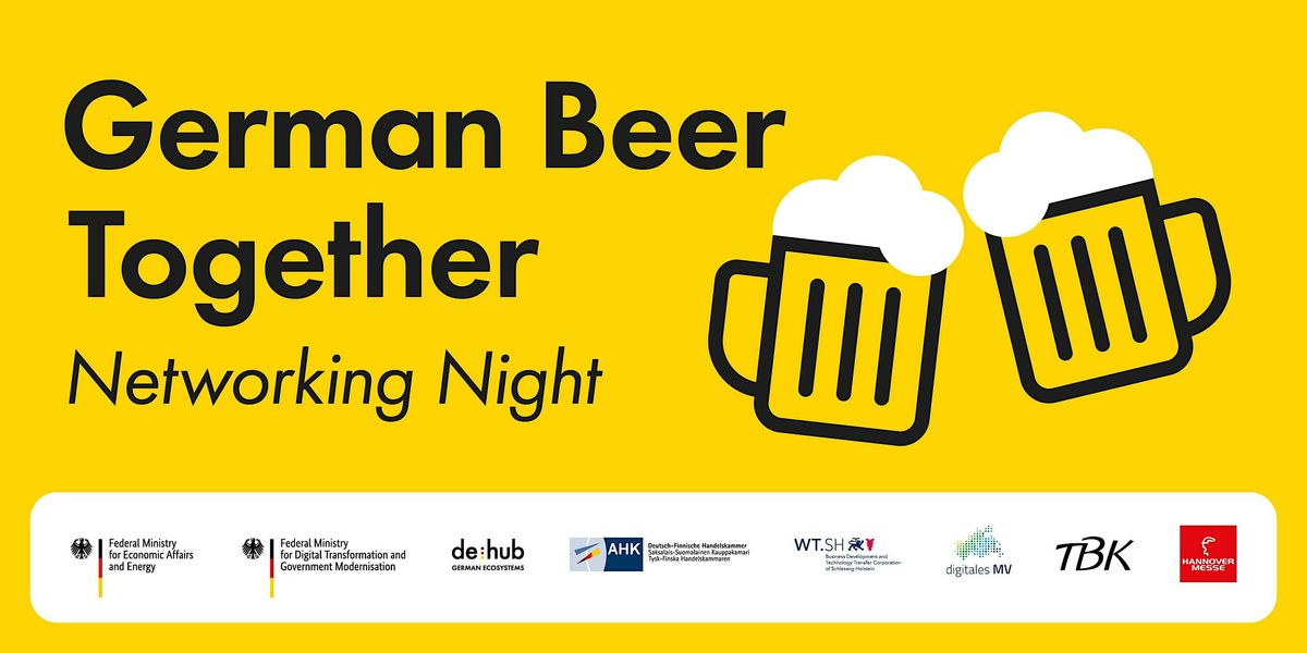 German Beer Together - Networking Night, 18 November | Event in Helsinki | AllEvents