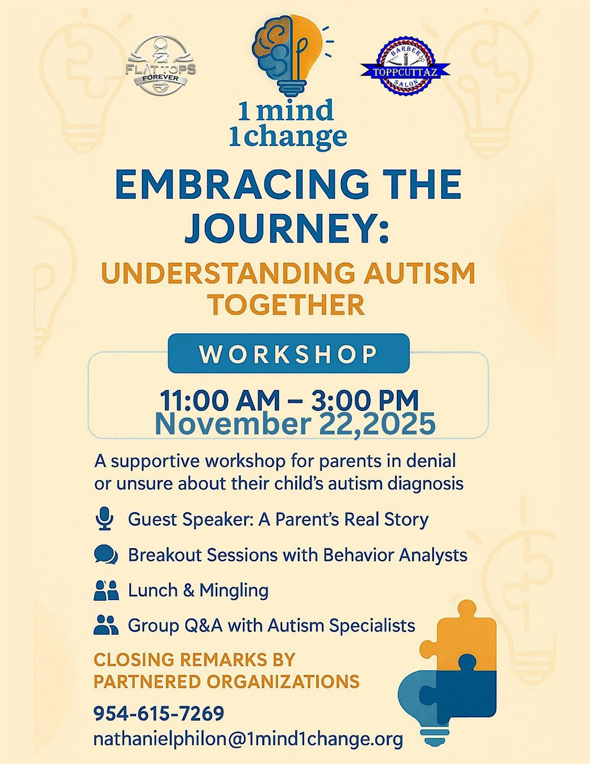 EMBRACING THE JOURNEY: UNDERSTANDING AUTISM TOGETHER, 22 November | Event in Miami Gardens | AllEvents