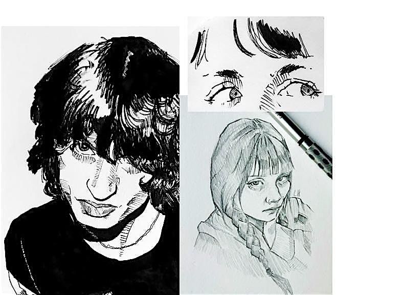 DRAWING- Portrait drawing with pen and ink, 12 July | Event in Plainwell | AllEvents