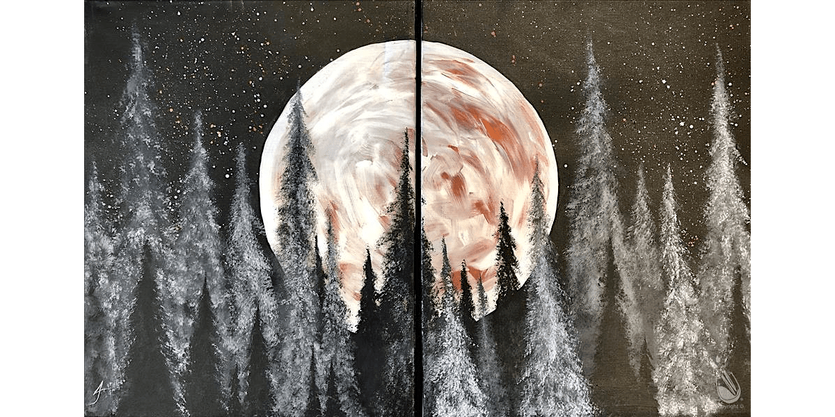 Spooky Moonrise - Paint and Sip in San Antonio | Classpop!™, 31 October | Event in San Antonio | AllEvents