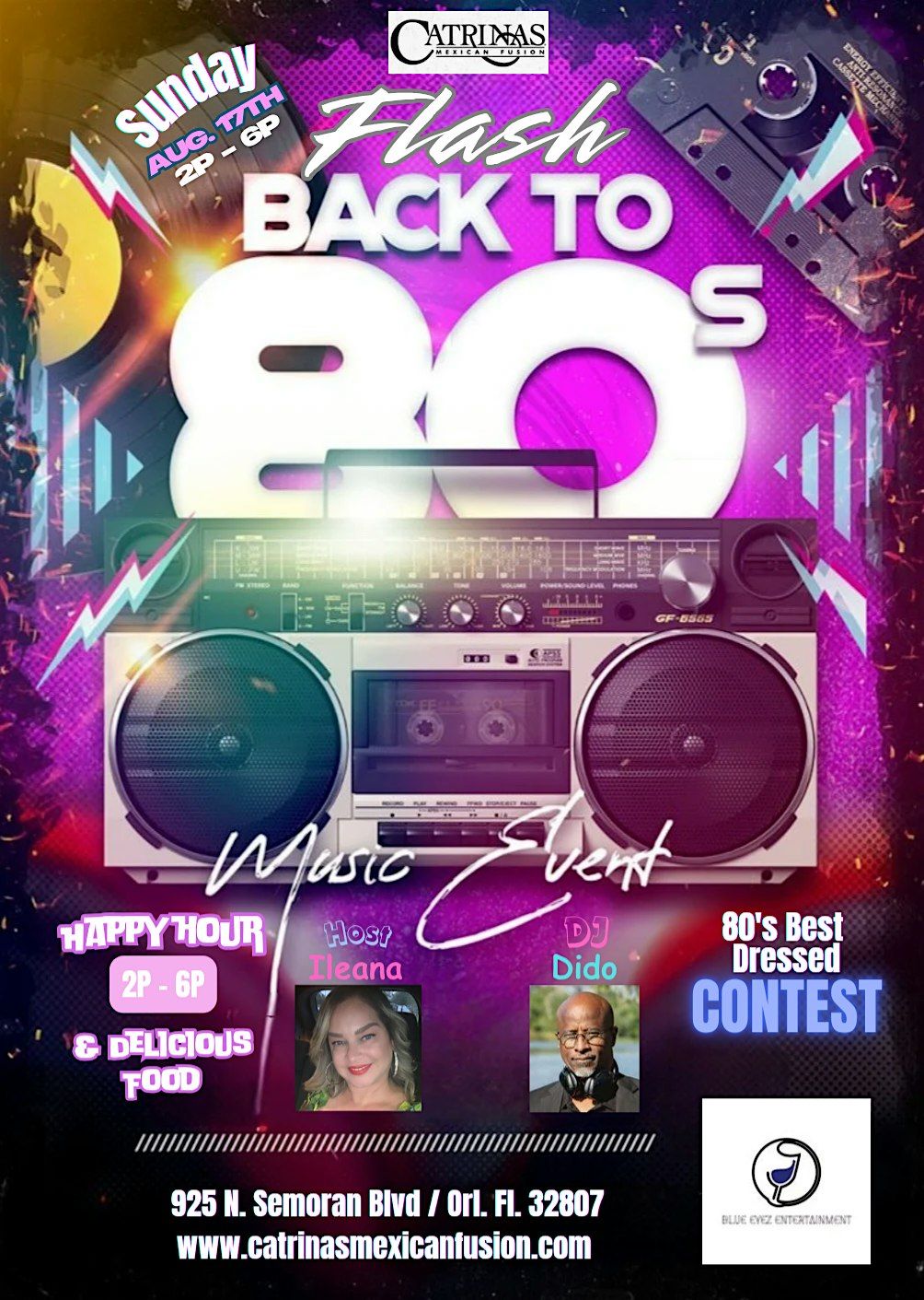 Flash Back To The 80's, 17 August | Event in Orlando | AllEvents