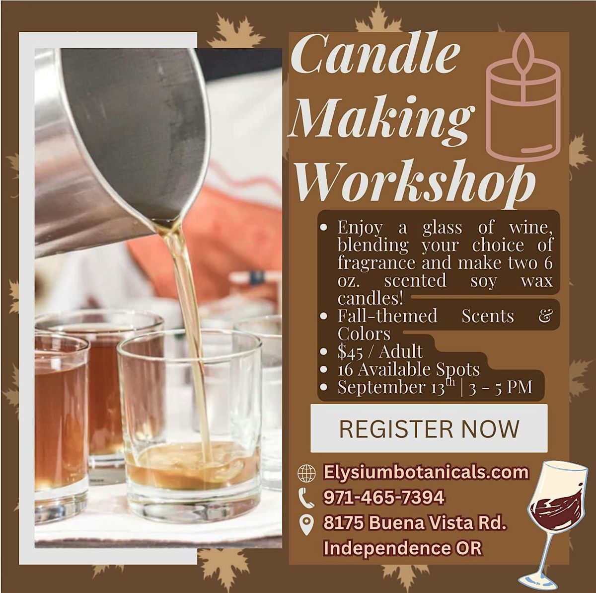 Candle Making Workshop, 13 September | Event in Independence | AllEvents