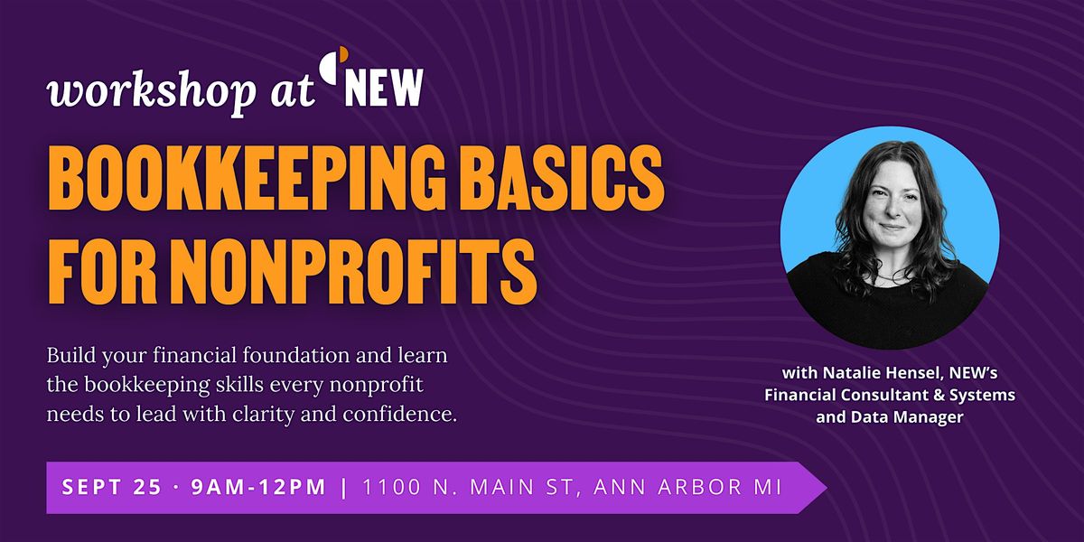 Bookkeeping Basics for Nonprofits, 25 September | Event in Ann Arbor | AllEvents