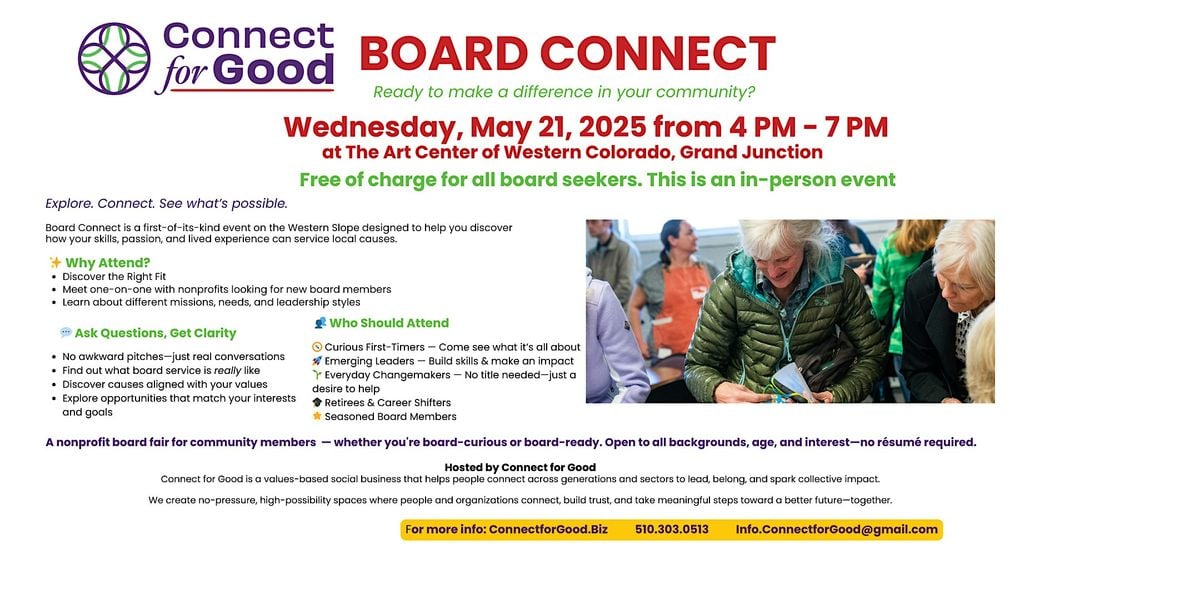 Board Connect, 21 May | Event in Grand Junction | AllEvents
