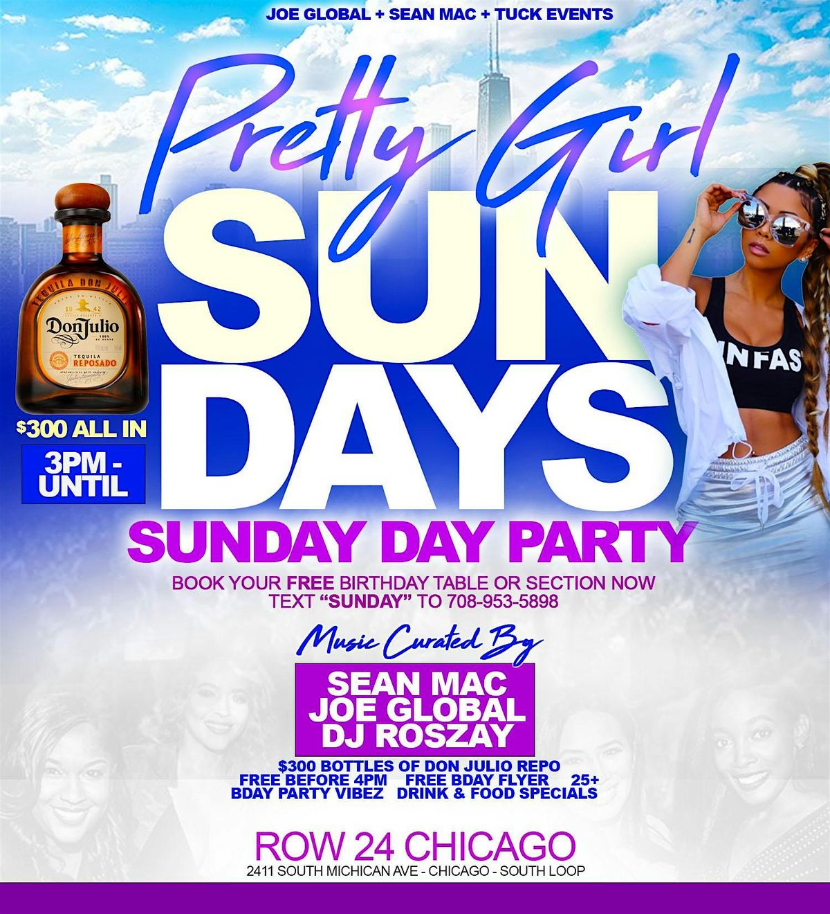 PRETTY GIRLS SUNDAY DAY PARTY SUNDAY FUNDAY WITH SEAN MAC | Event in Chicago | AllEvents