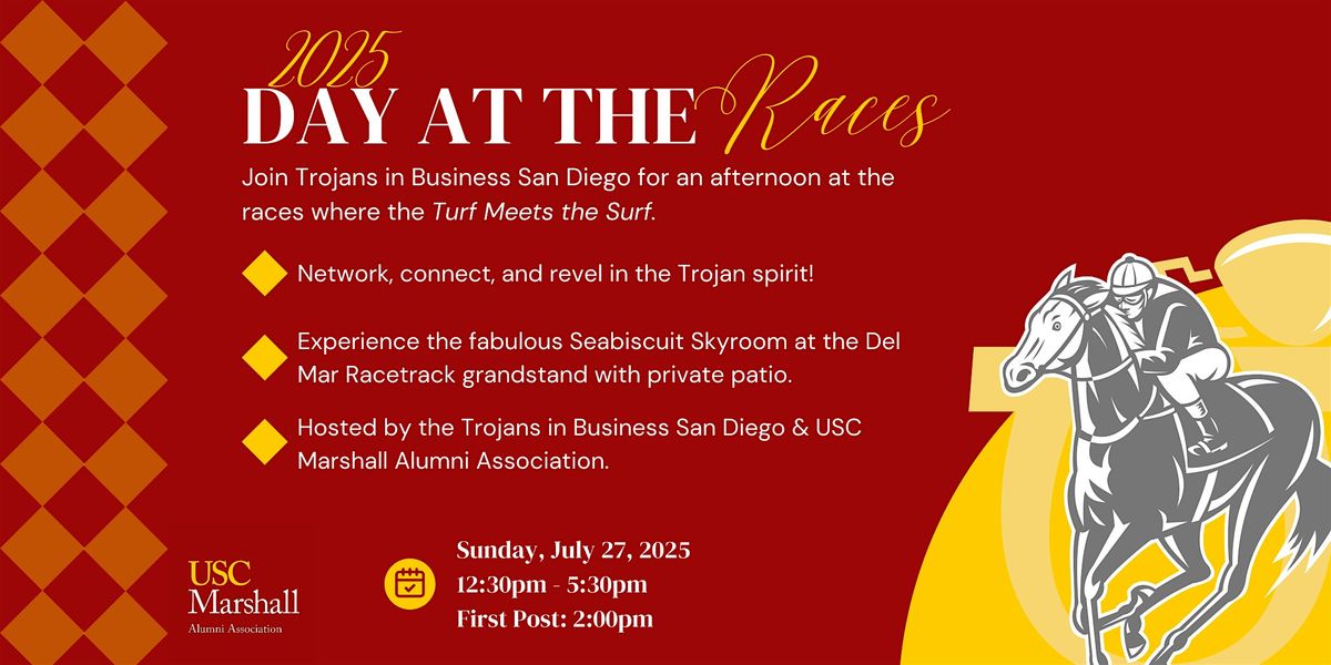 San Diego Trojans in Business:  Alumni Day at the Races at Del Mar, 27 July | Event in Del Mar | AllEvents