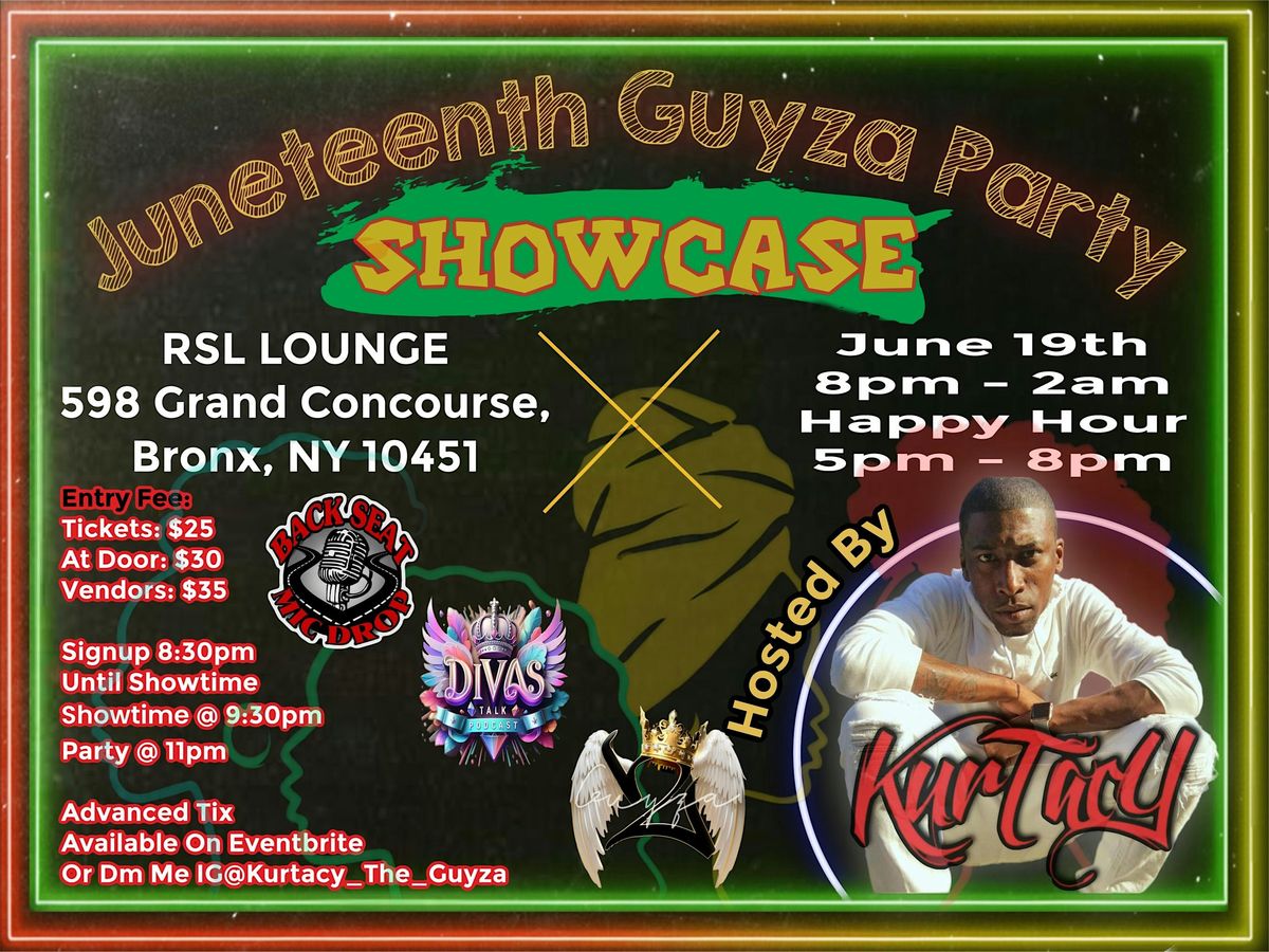 JUNETEENTH GUYZA PARTY SHOWCASE, 19 June | Event in The Bronx | AllEvents
