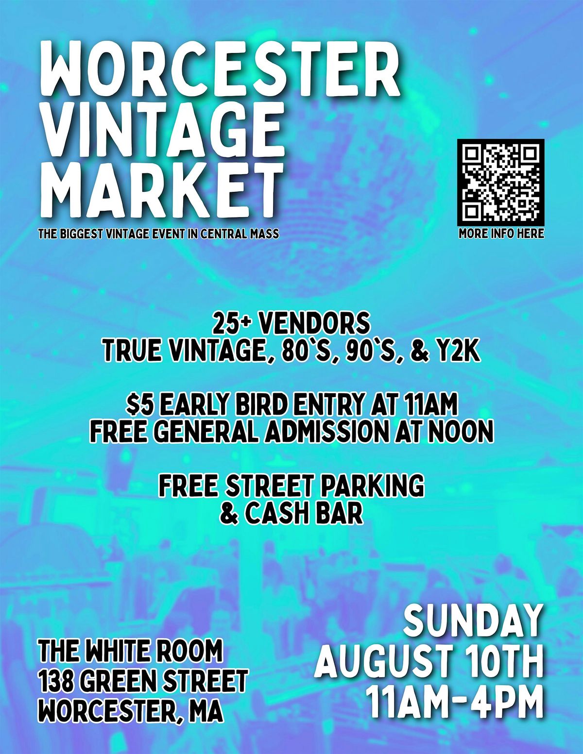 Worcester Vintage Market, 10 August | Event in Worcester | AllEvents