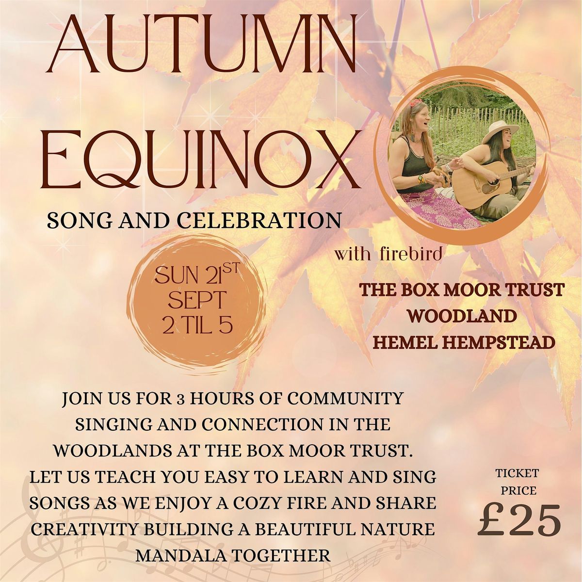 Autumn Equinox Woodland Song and Celebration, 21 September | Event in Hemel Hempstead | AllEvents