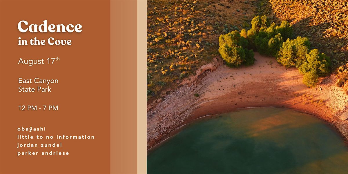 Cadence In The Cove, 17 August | Event in Morgan | AllEvents