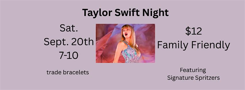 3rd Annual Taylor Swift Night, 20 September | Event in Mount Airy | AllEvents