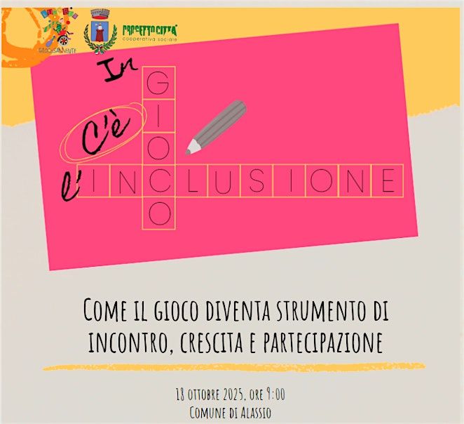 In Gioco c'è l'Inclusione, 18 October | Event in Alassio | AllEvents