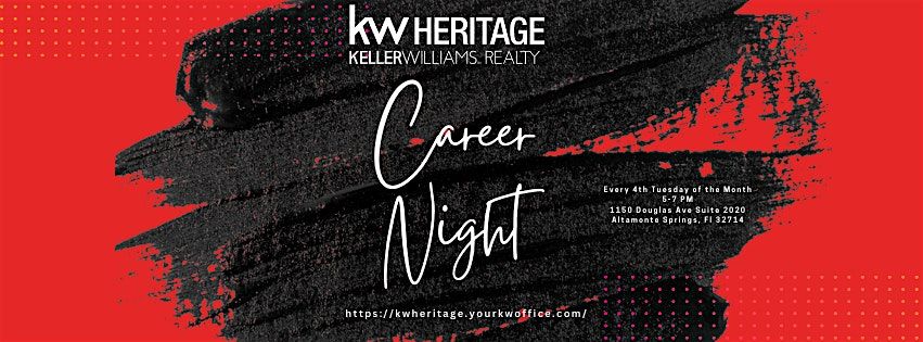 Career Night at Keller Williams Heritage Realty | Event in Altamonte Springs | AllEvents
