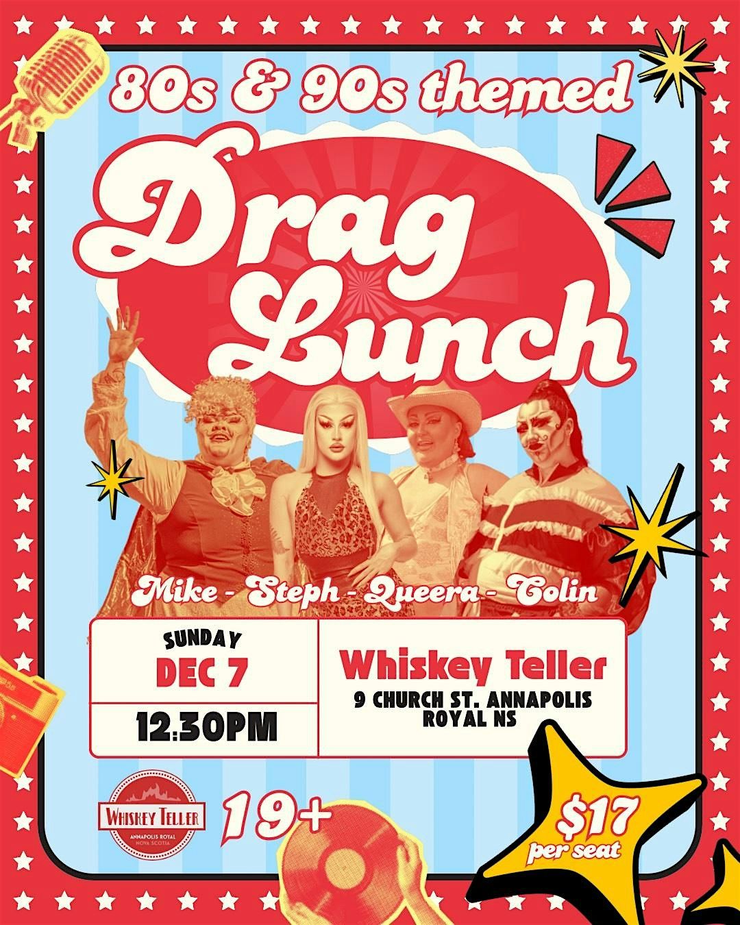 Drag  Lunch! With Steph Peaks, 7 December | Event in Annapolis Royal | AllEvents