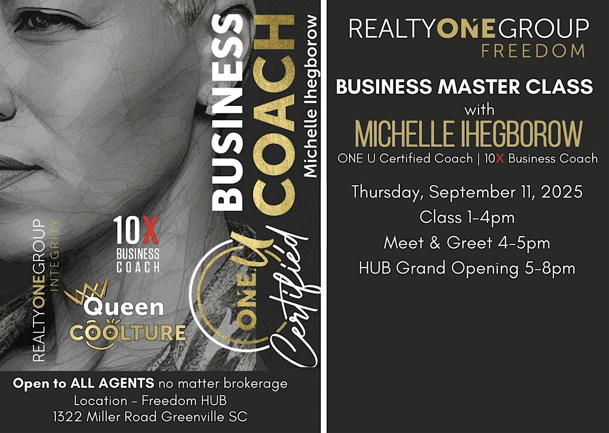Business Growth Masterclass | Claim Your Gold Mine. Own Your Digital Space., 11 September | Event in Greenville
