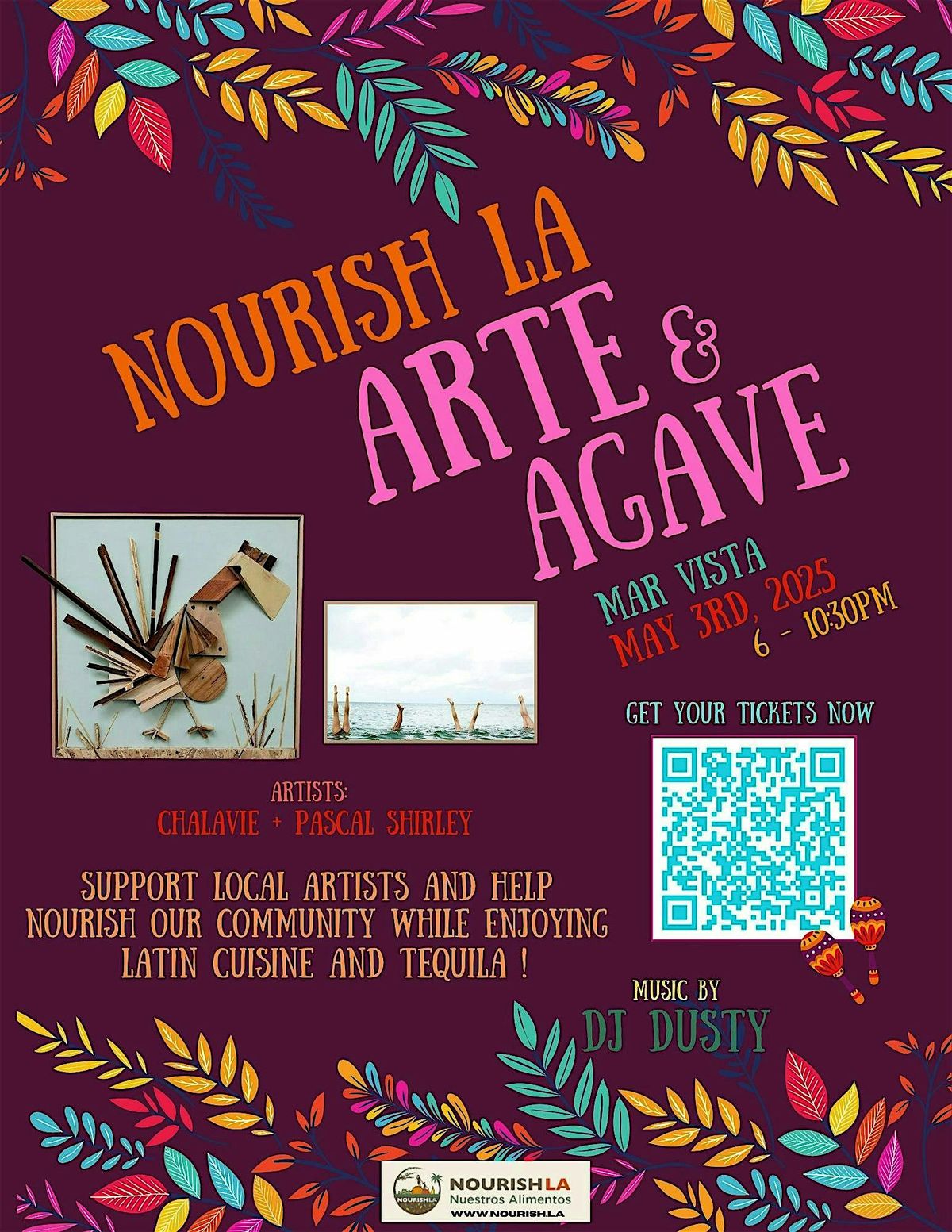 Arte & Agave: A Nourish LA Fundraiser (cinco de mayo kickoff), 3 May | Event in Los Angeles | AllEvents