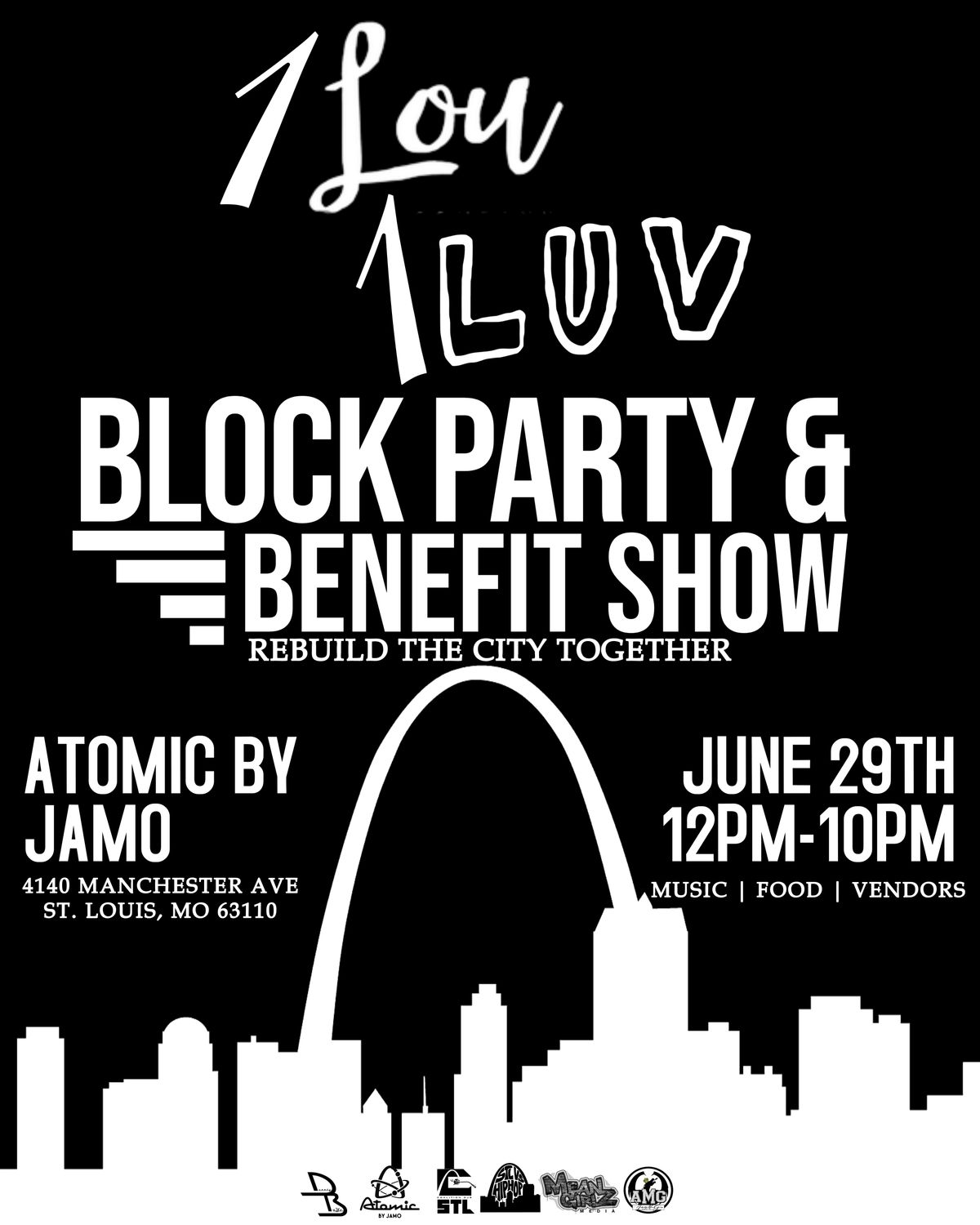 1Lou 1Luv Block Party & Benefit Show, 29 June | Event in St. Louis | AllEvents