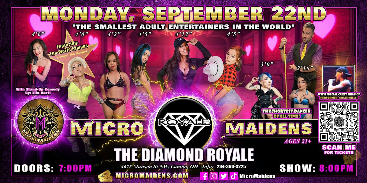 Canton, OH - Micro Maidens Dwarf Dancers @The Diamond Royale - MONDAY, 22 September | Event in Canton | AllEvents