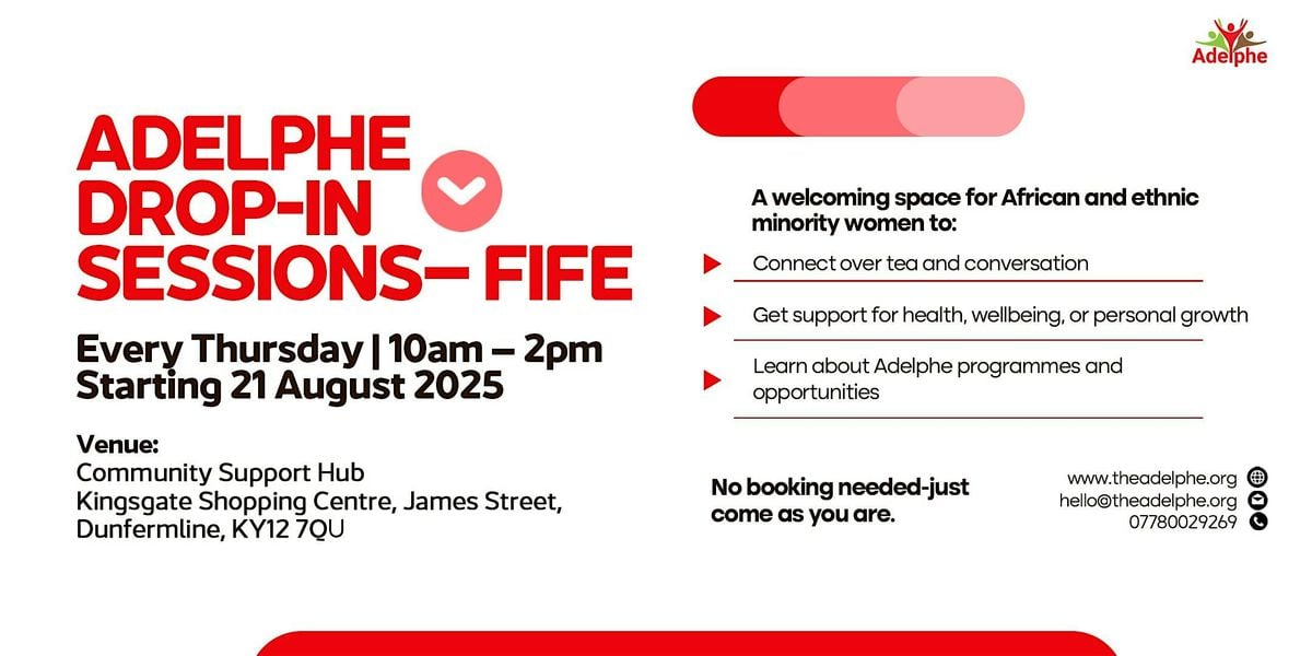 Adelphe Drop-in Sessions Fife | Event in Dunfermline | AllEvents