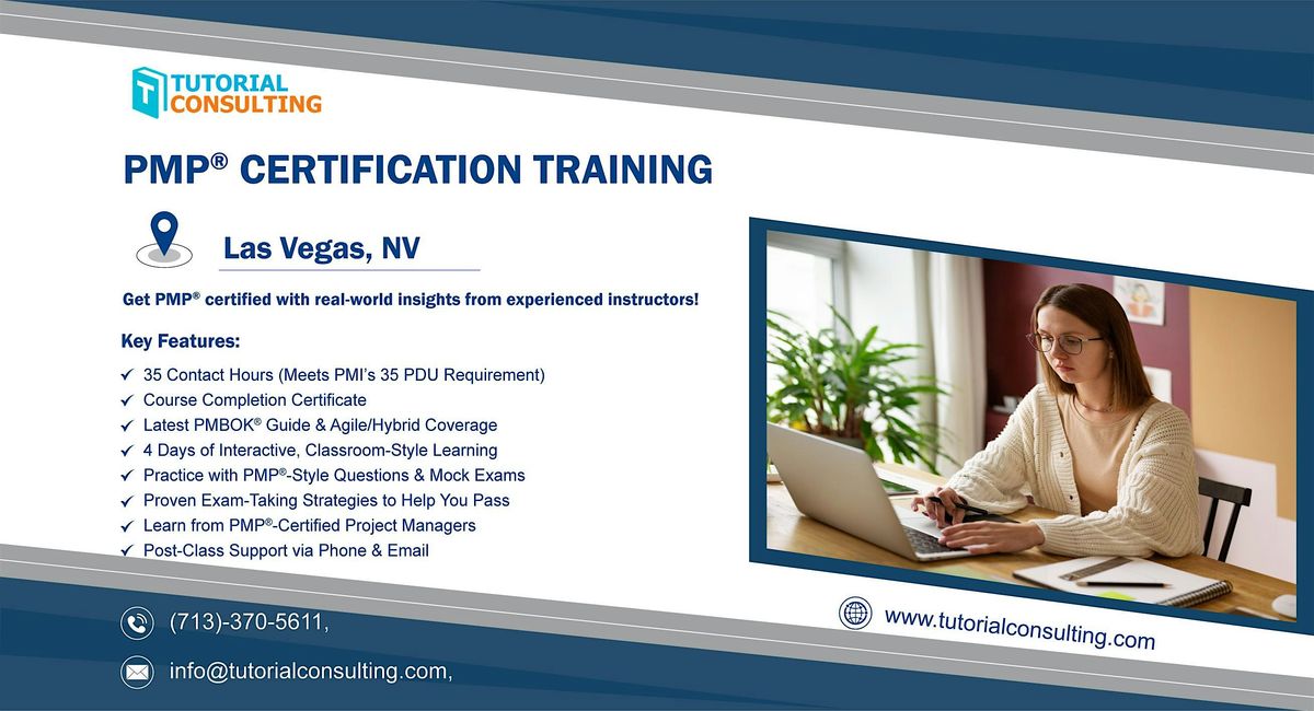 PMP® Certification Classroom Course  in Las Vegas, NV, 23 August | Event in Las Vegas | AllEvents