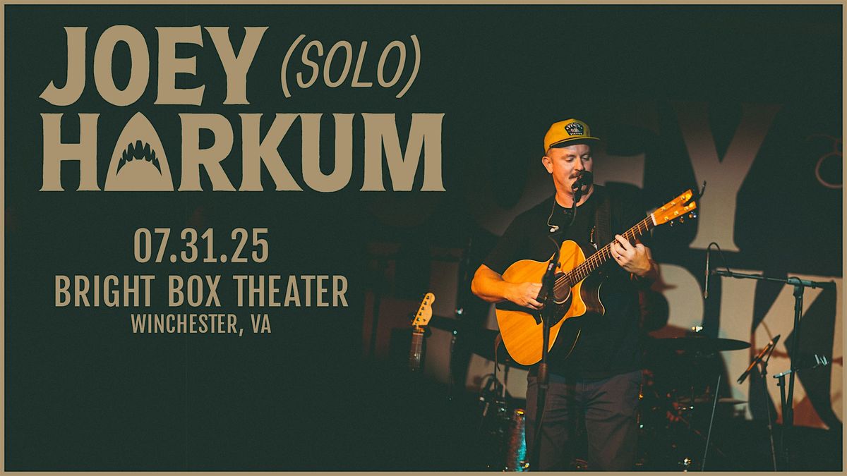 Joey Harkum (Solo), 31 July | Event in Winchester | AllEvents