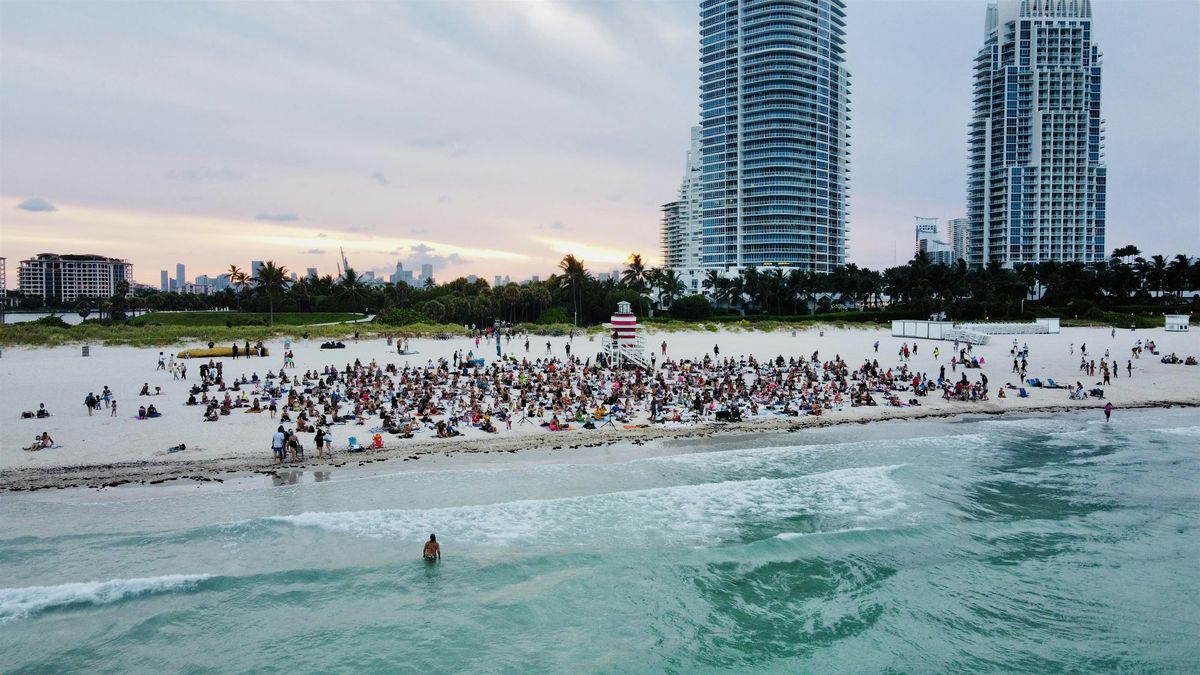 Full Moon Beach Yoga & Meditation  | FREE | Event in Miami Beach | AllEvents
