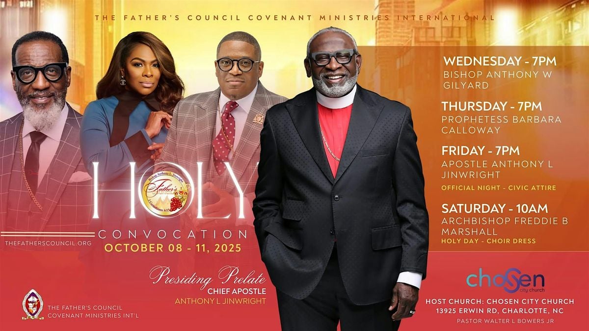 FCCMI Holy Convocation, 8 October | Event in Charlotte | AllEvents