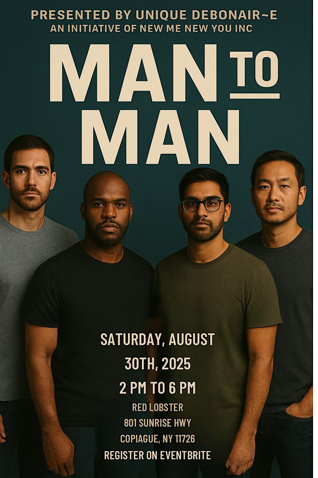 Man To Man, 30 August | Event in Copiague | AllEvents