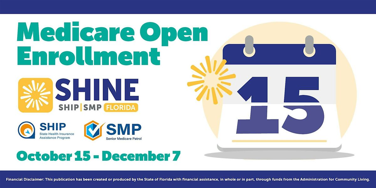 Medicare Open Enrollment Education, 15 October | Event in Tampa | AllEvents