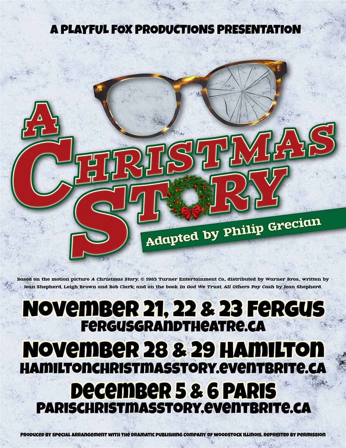 A Christmas Story - The Play (Hamilton) | Event in Hamilton | AllEvents