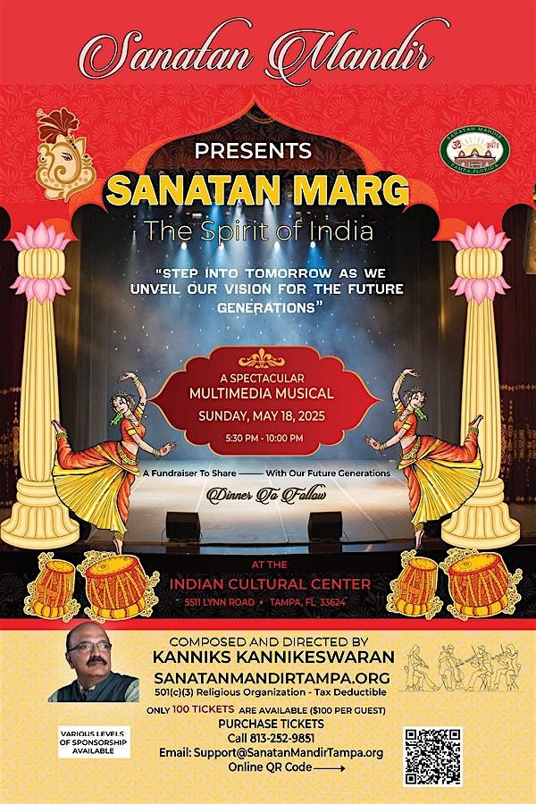 Sanatan Marg Gala, 18 May | Event in Tampa | AllEvents