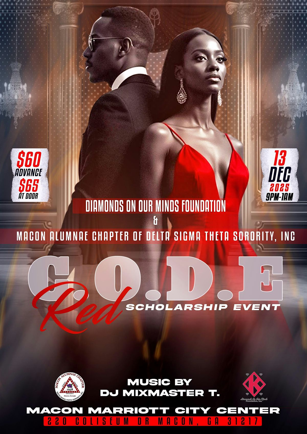 C.O.D.E. Red Scholarship Event, 13 December | Event in Macon | AllEvents