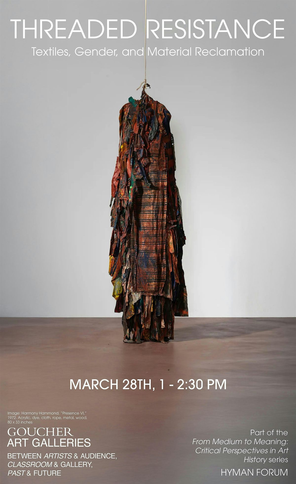 Threaded Resistance: Fiber, Textiles, and Identity, 28 March | Event in Towson | AllEvents