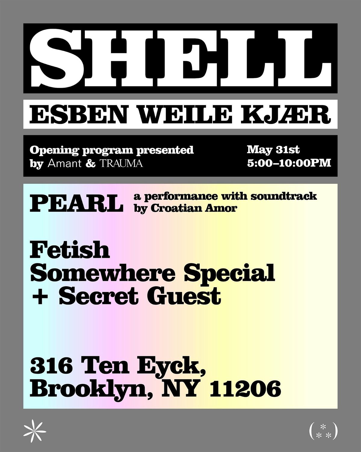 Esben Weile Kjær, SHELL Opening Performance, 31 May | Event in Brooklyn | AllEvents