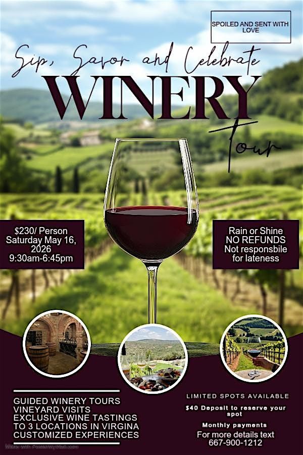 SIP, SAVOR AND CELEBREATE, 16 May | Event in Towson | AllEvents