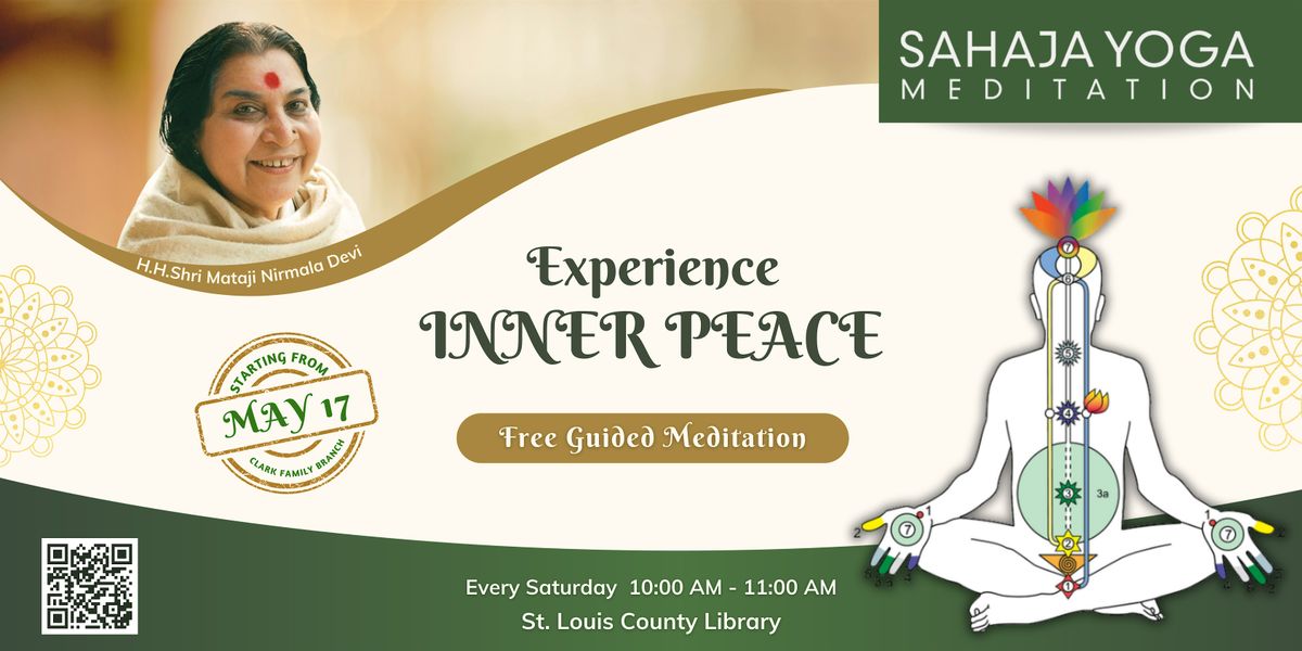 Introducing Sahaja Yoga Meditation  in SLCL Clark Family Branch, 17 May | Event in St. Louis | AllEvents