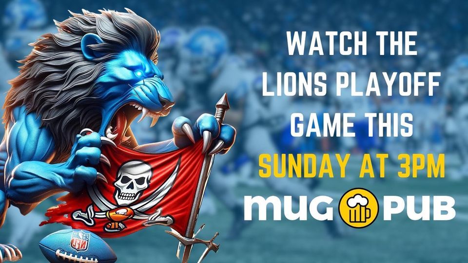 Detroit Lions VS Tampa Bay Buccaneers, Mug Pub, Sterling Heights, 21 ...
