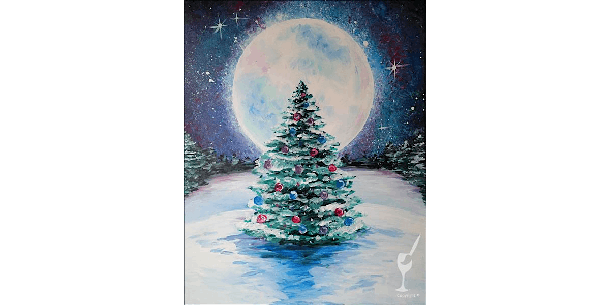 Cosmic Christmas Tree - Paint and Sip in Houston | Classpop!™, 27 December | Event in Houston | AllEvents