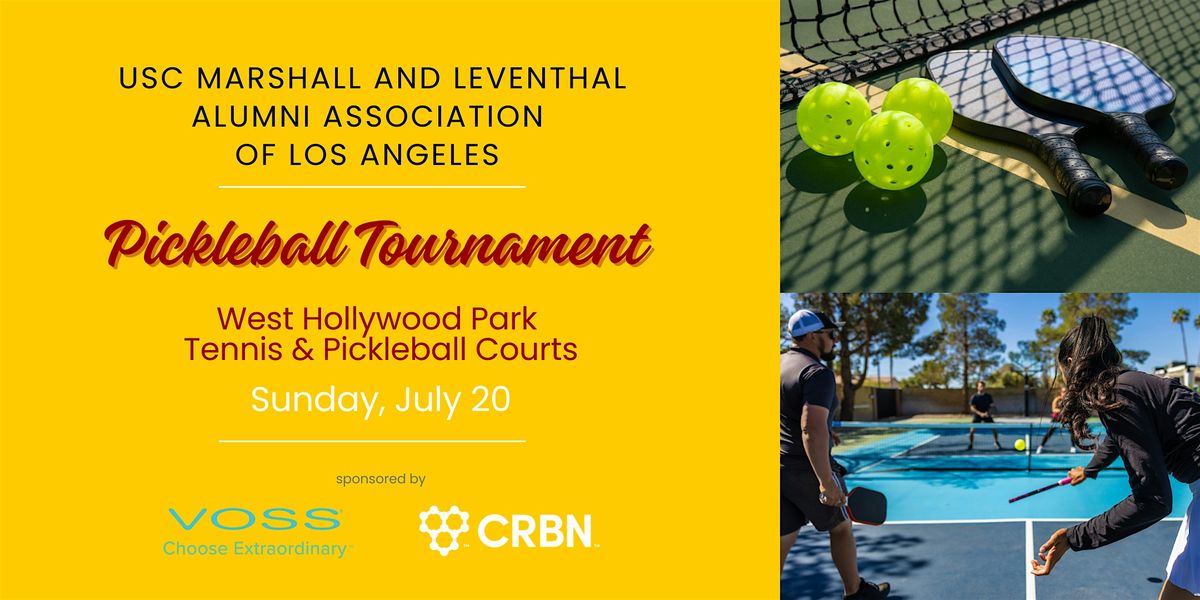 USC Marshall & Leventhal Alumni LA: Pickleball in West Hollywood, 20 July | Event in West Hollywood | AllEvents