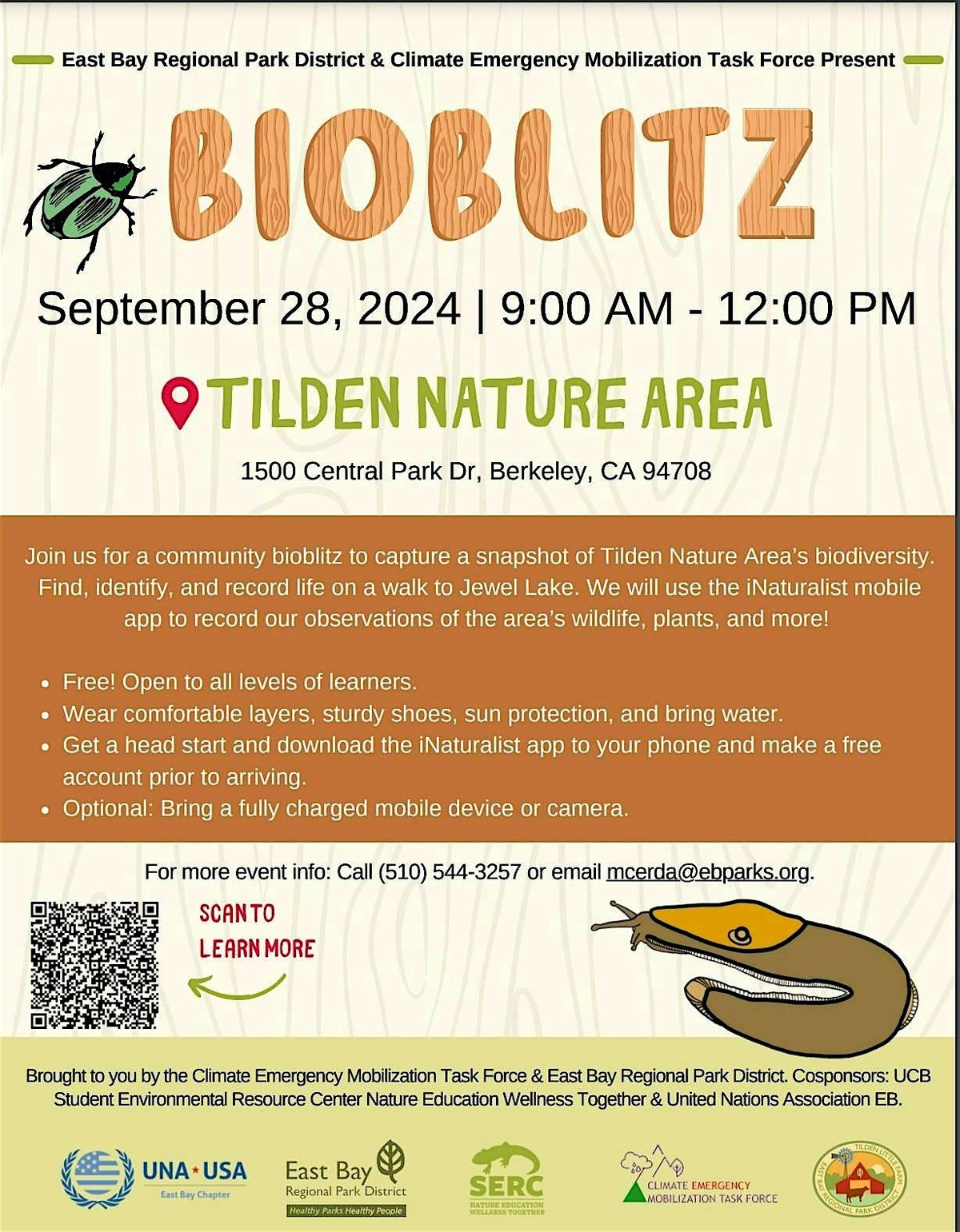 CEMTF & EBRPD BIOBLITZ at Tilden Nature Area, 20 September | Event in Berkeley | AllEvents