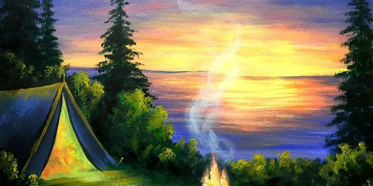 Campfire Smoke - Paint and Sip by Classpop!™, 11 July | Event in San Antonio | AllEvents