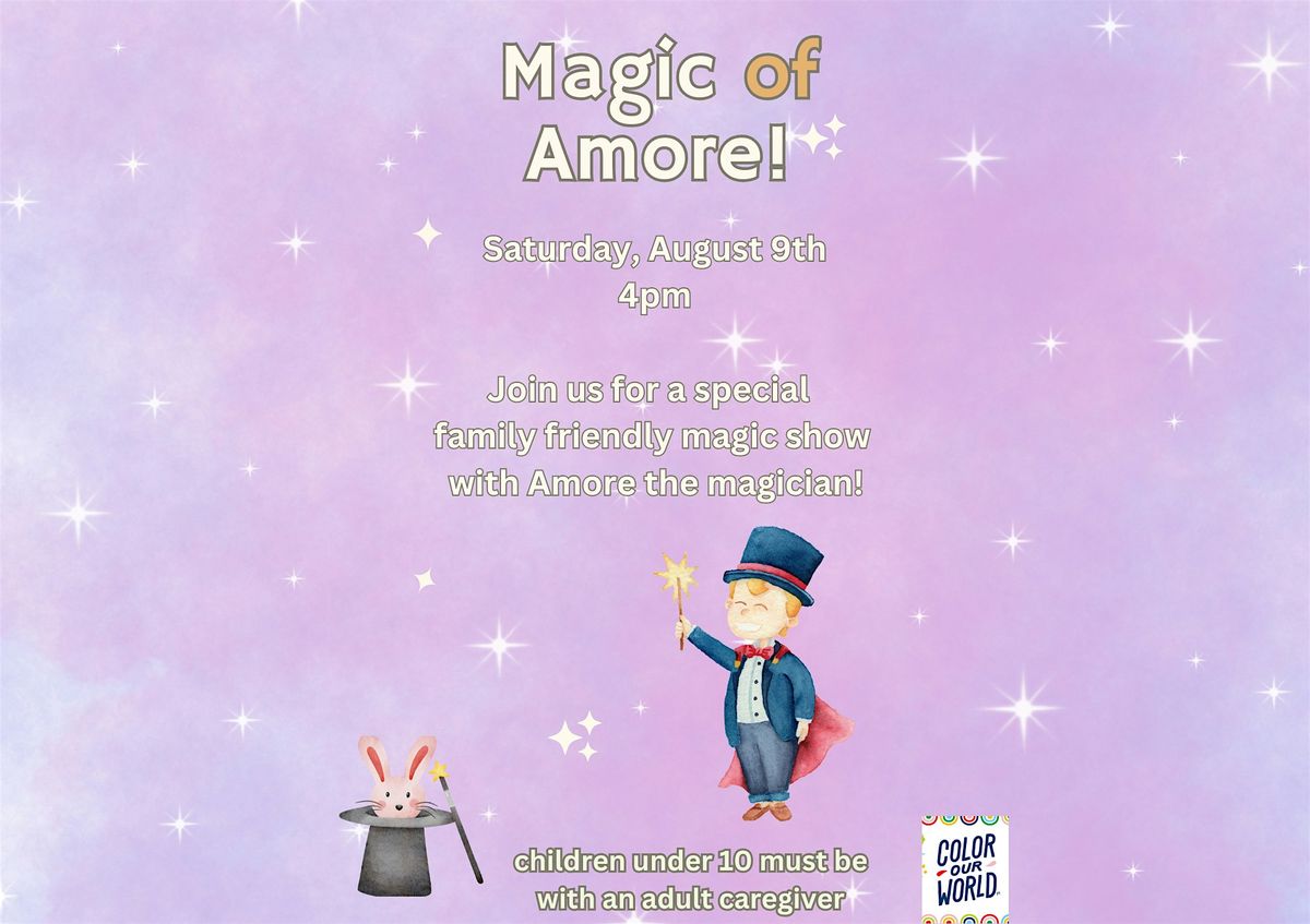 Magic of Amore -Family Program, 9 August | Event in Montauk | AllEvents
