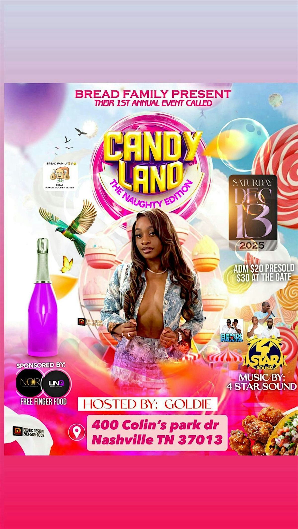 Candy land, 13 December | Event in Nashville | AllEvents